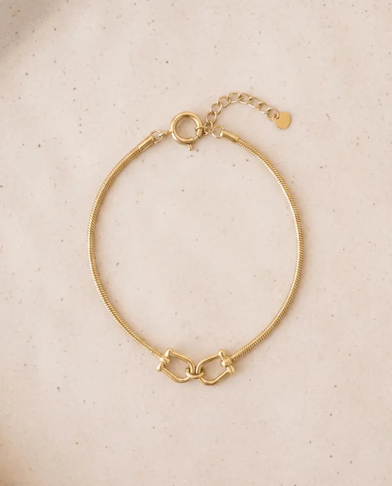 TILTIL Horsebit Armband Goud