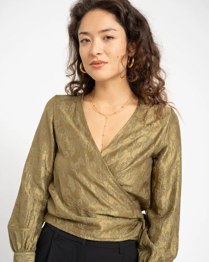 TILTIL Linde Blouse Olive