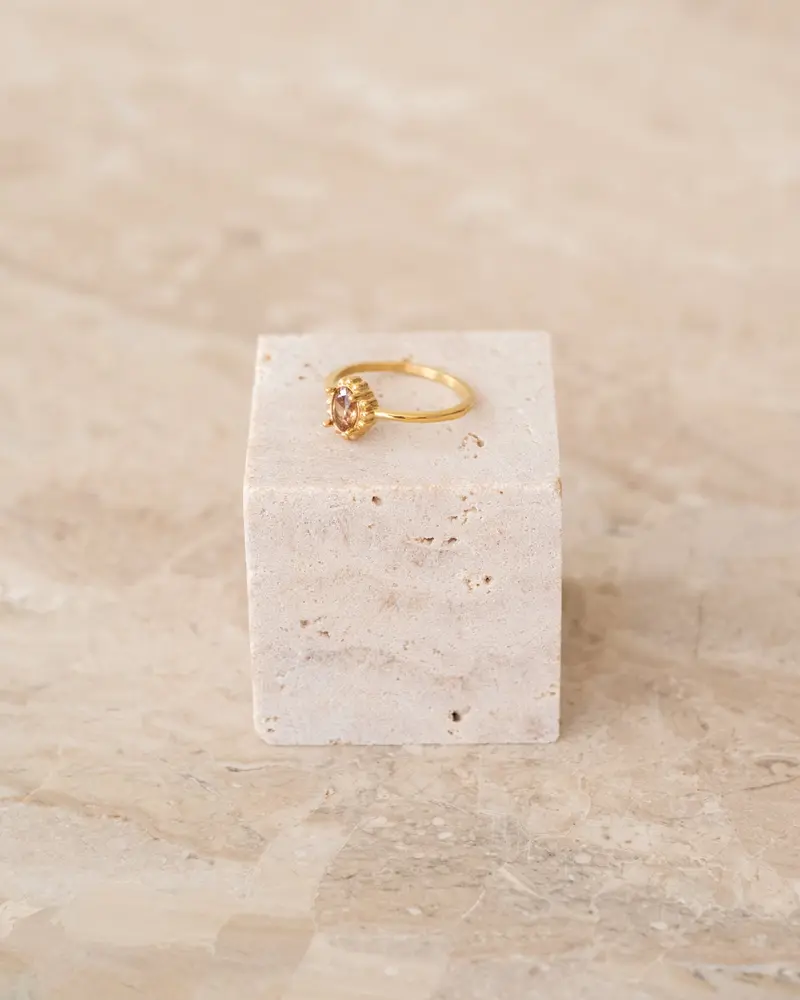 TILTIL Linn Zircon Ring Gold