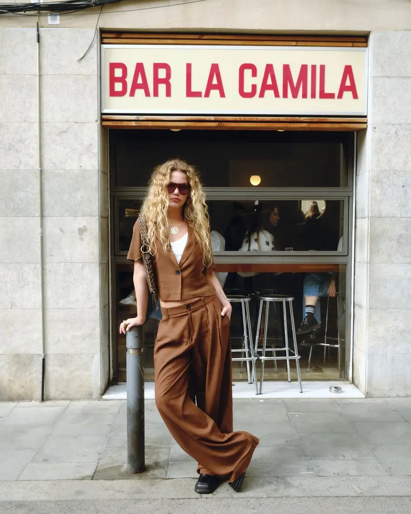 TILTIL Loma Ceder Pantalon Bruin