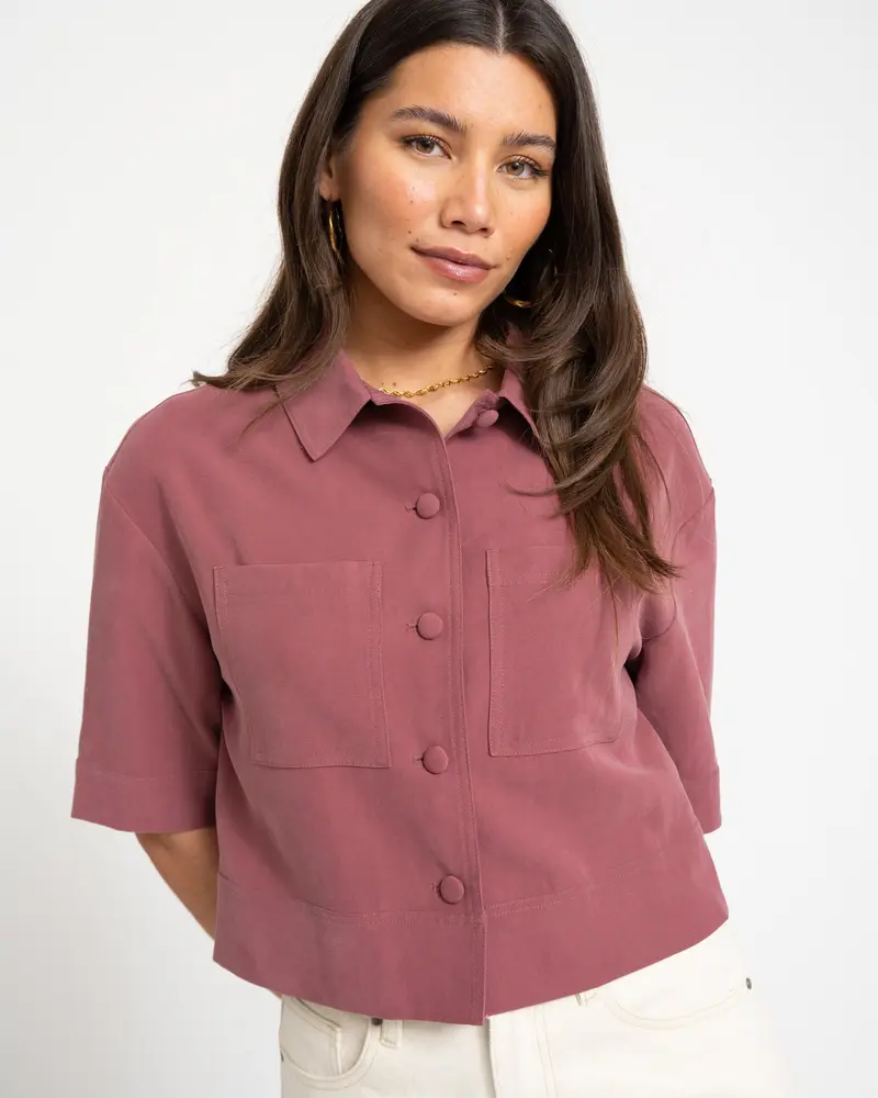 TILTIL Mine Rayon Blouse Blush