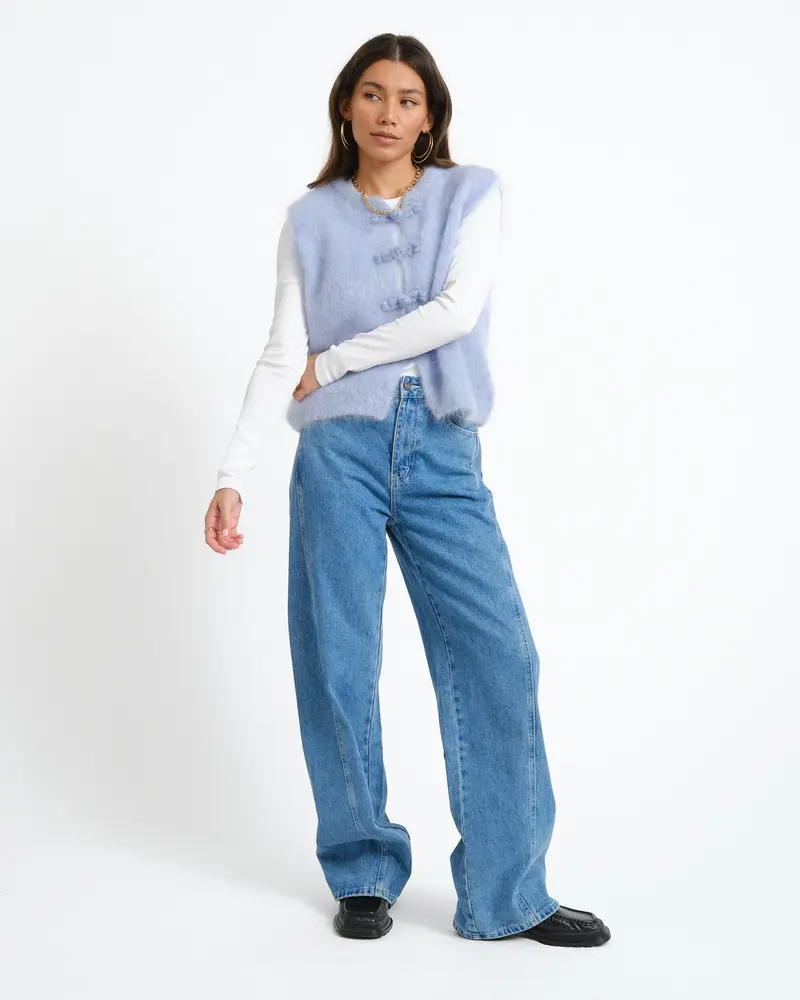 TILTIL Missy Relaxed Seam Jeans Blue