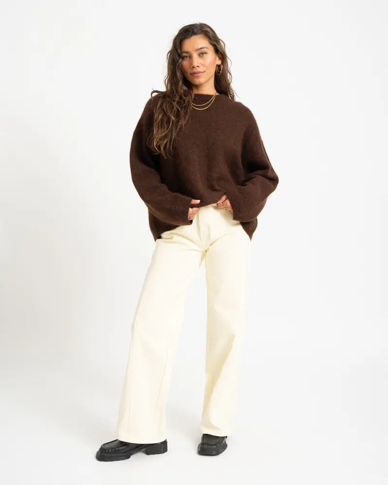 TILTIL Missy Relaxed Seam Jeans Butter Yellow