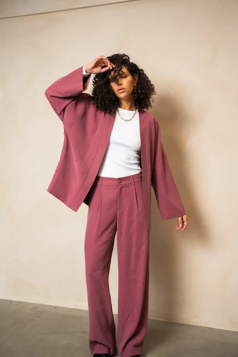 TILTIL Miya Rayon Kimono Blush