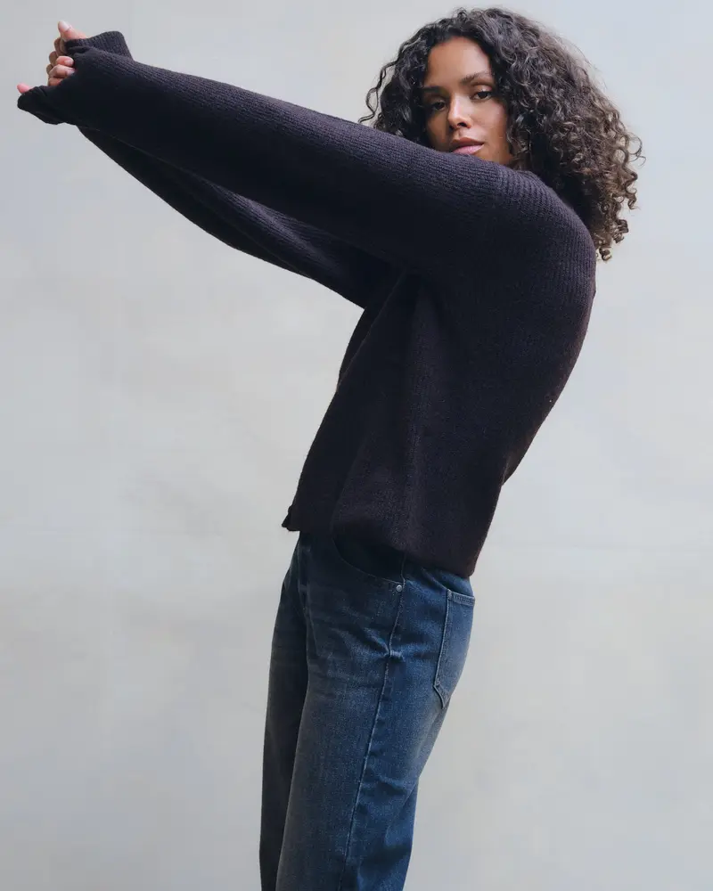 TILTIL Pia Knitted Cardigan Brown