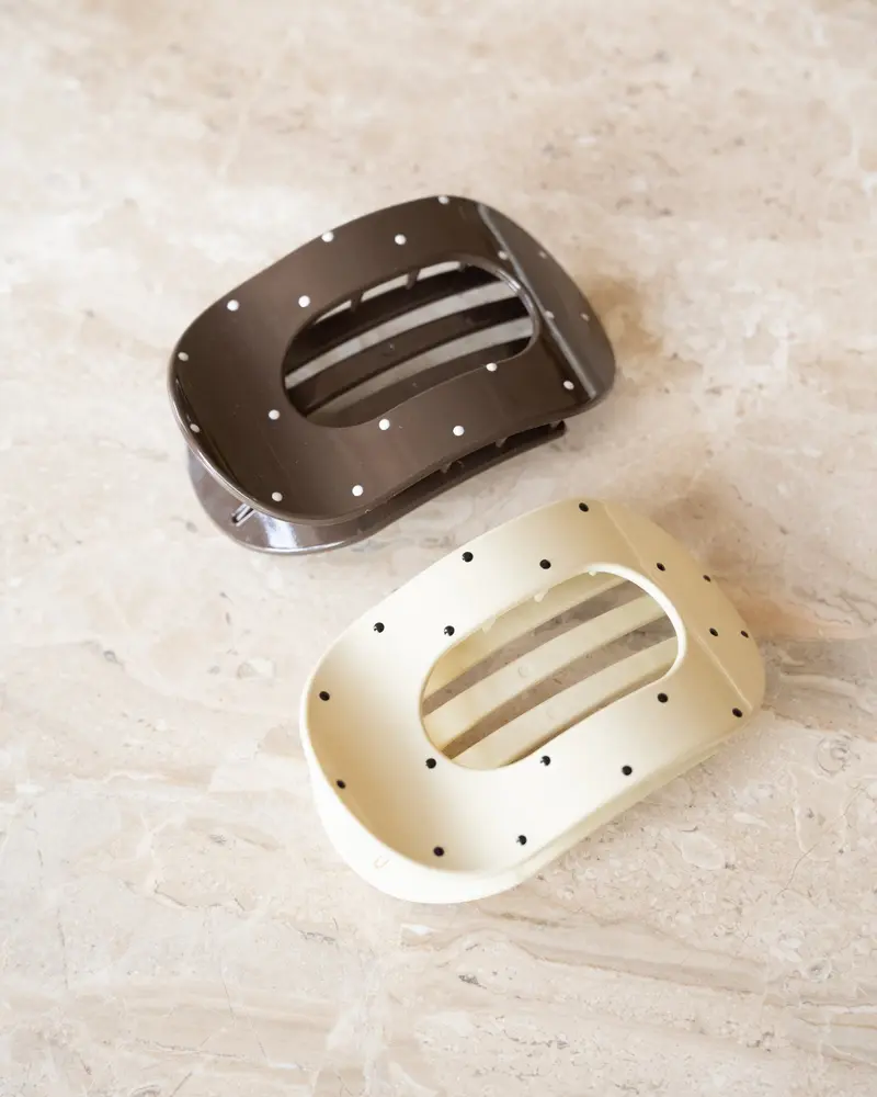 TILTIL Polkadot Honey Clip Brown