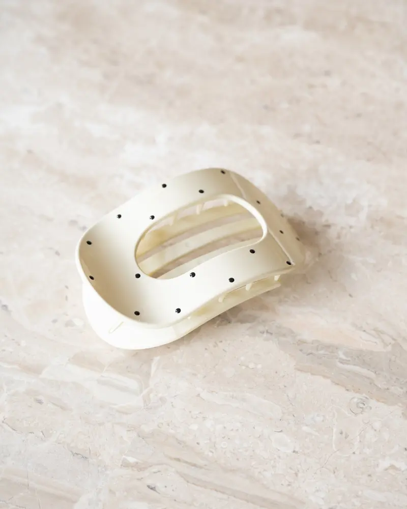 TILTIL Polkadot Honey Clip Off White