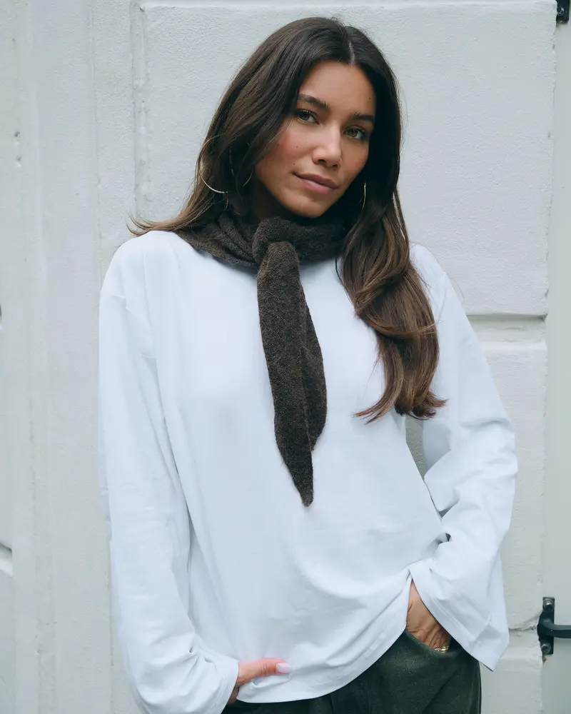 TILTIL Sjaal Triangle Loulou Bruin