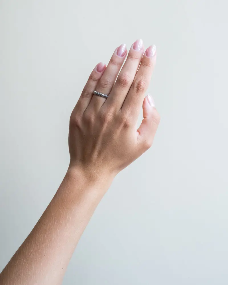 TILTIL Stripy Ring Zilver