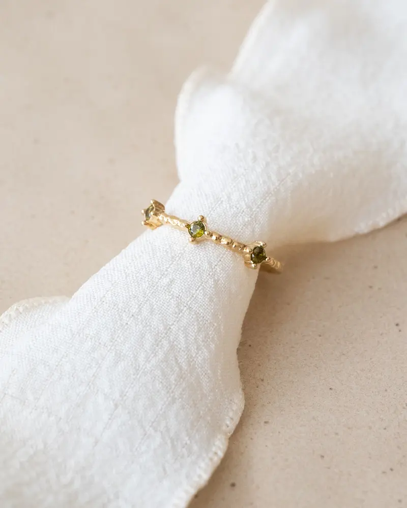 TILTIL Subtle Zircon Ring Goud