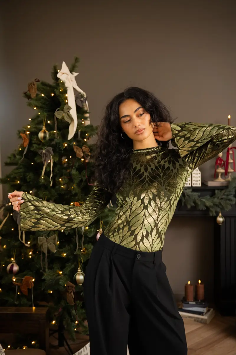 TILTIL Tiche longsleeve Olive