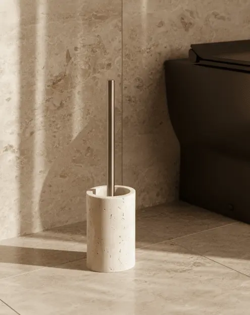 Toiletborstel Pearl Travertine Look