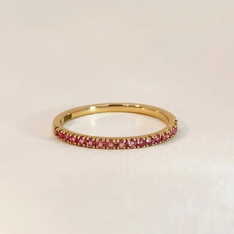 Tourmaline Row Ring