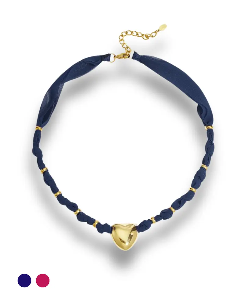 Touwketting Ibiza style - Hartje