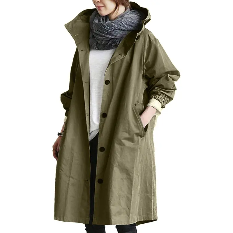 Trendiger langer Regenmantel für Damen - Elise Herbstedition