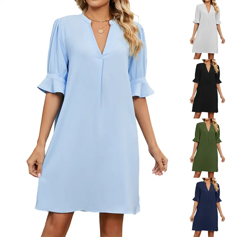 Trendiges Herbst-Casual-Kleid - Isadora