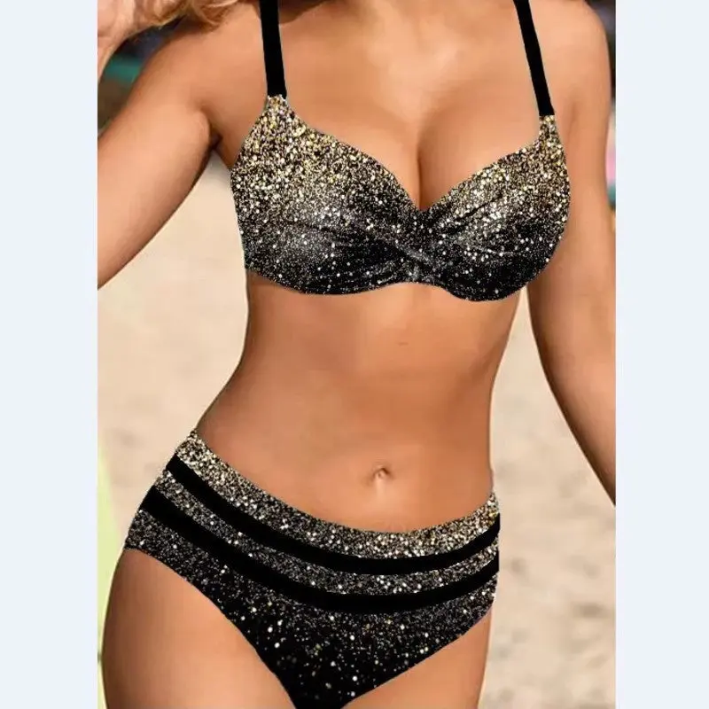 Trendy Bikini-Set mit Hoher Taille – Selina