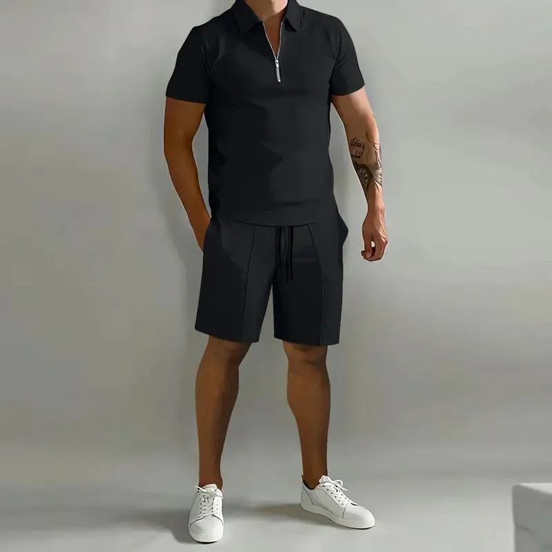 Trendy Herren Polo Set - Milano Frühling 2025 Edition