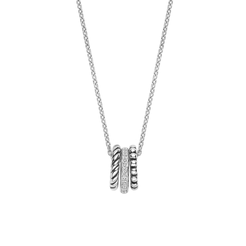 Triple Circle Structure Necklace