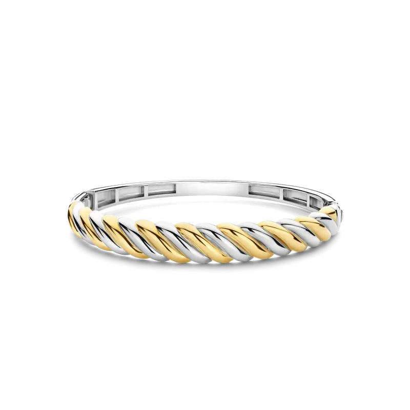 Twisted Bicolor Bangle
