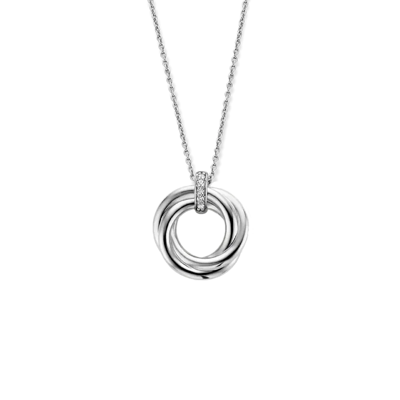 Twisted Circle Necklace