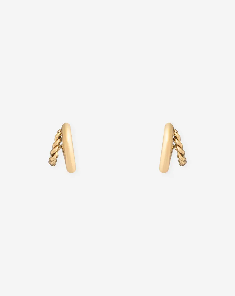 TWISTED HOOP EARRINGS