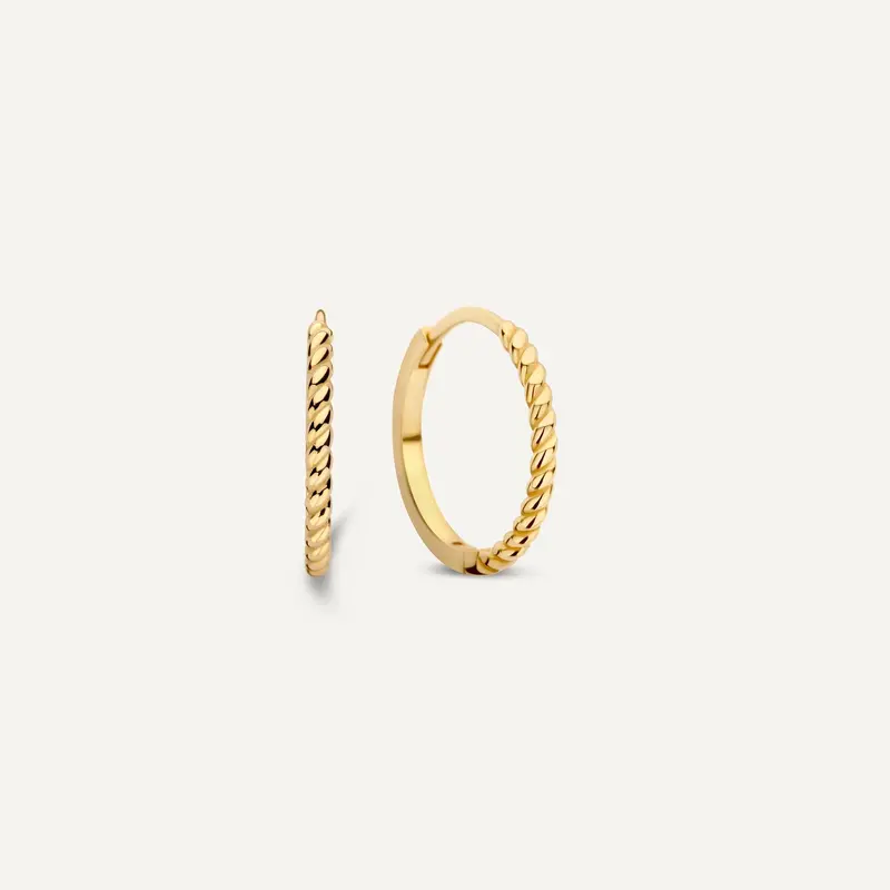 Twisted Small Hoops (15mm)