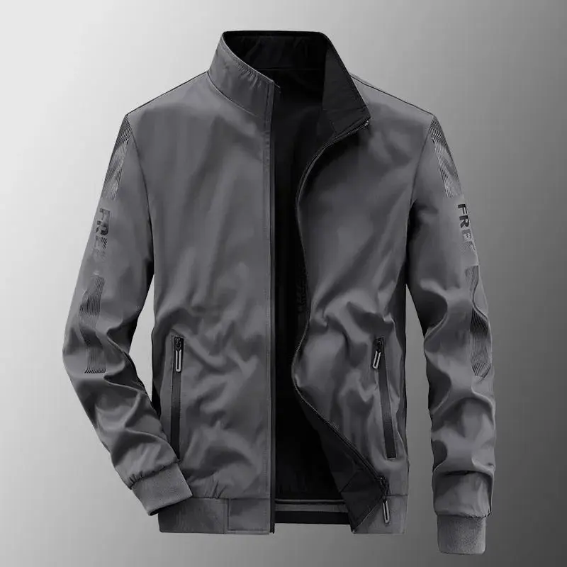 Umkehrbare wasserdichte Herren-Herbstjacke – Thijs