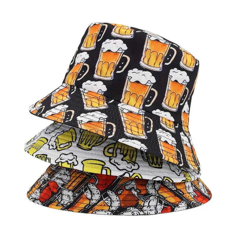 Unisex Bucket Hat mit Bierprint – BierKracher Oktoberfest 2025
