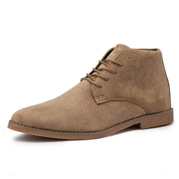 UrbanStride Herbstklassiker | Stilvolle halbhohe Herrenschuhe mit Schnürsenkeln
