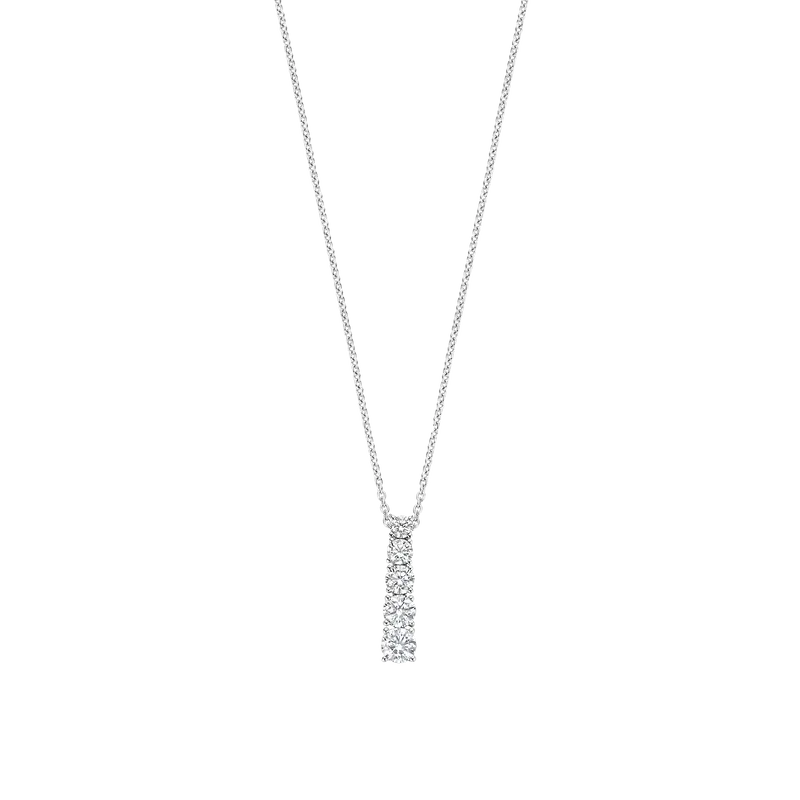 Vertical Zirconia Necklace