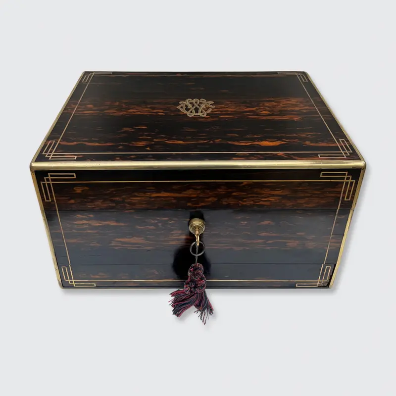 Victorian Coromandel Dress Box by Leuchars and Son