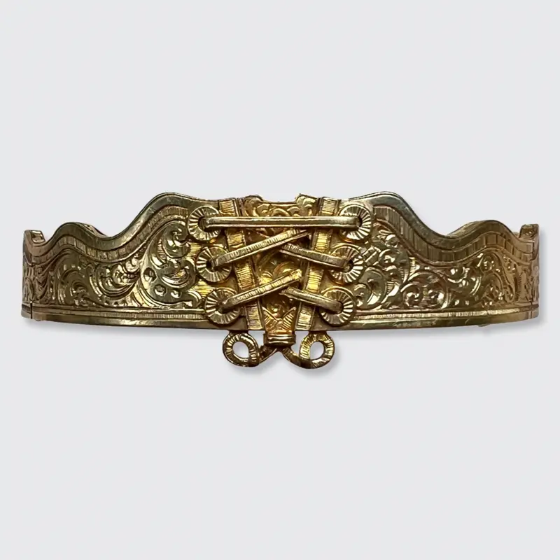 Victorian Garter Bangle Bracelet