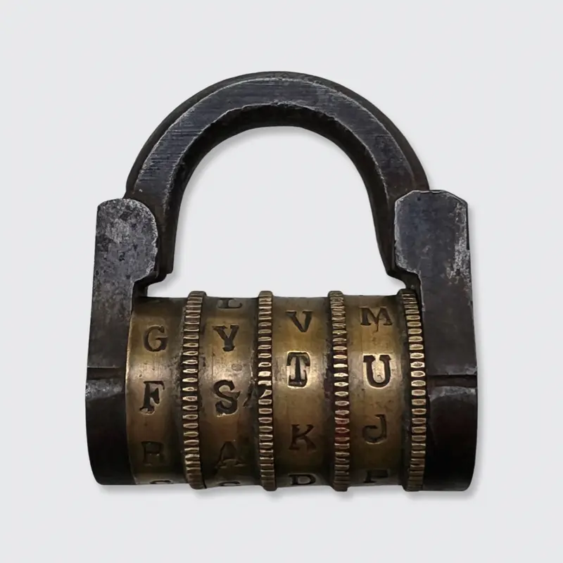 Victorian Letter Padlock