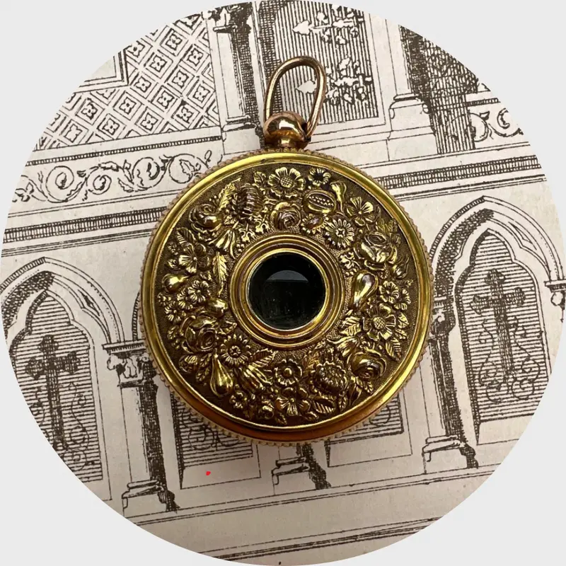 Victorian Opera Glasses Pendant