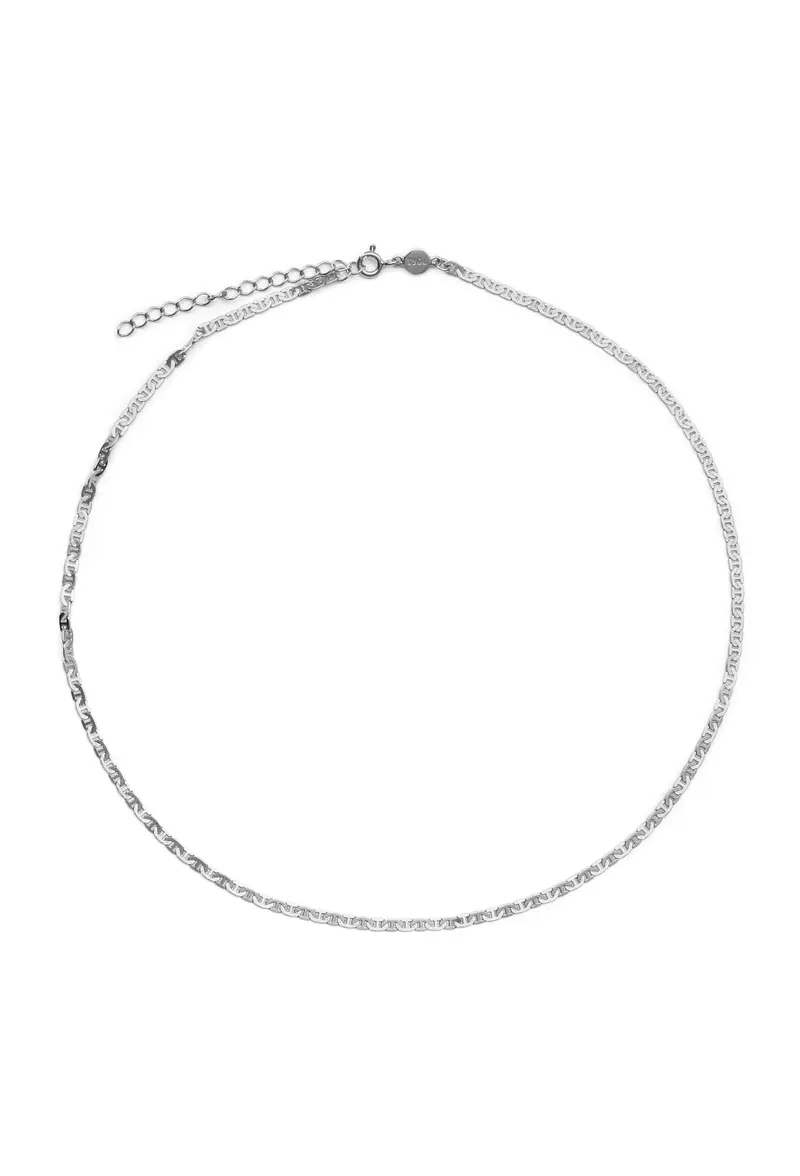Vintage Chain Necklace - Silver