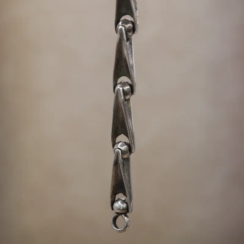 Vintage free-shaped link bracelet