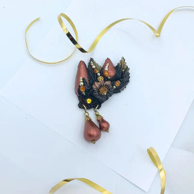 Vintage Hervé De Chandrick Brooch