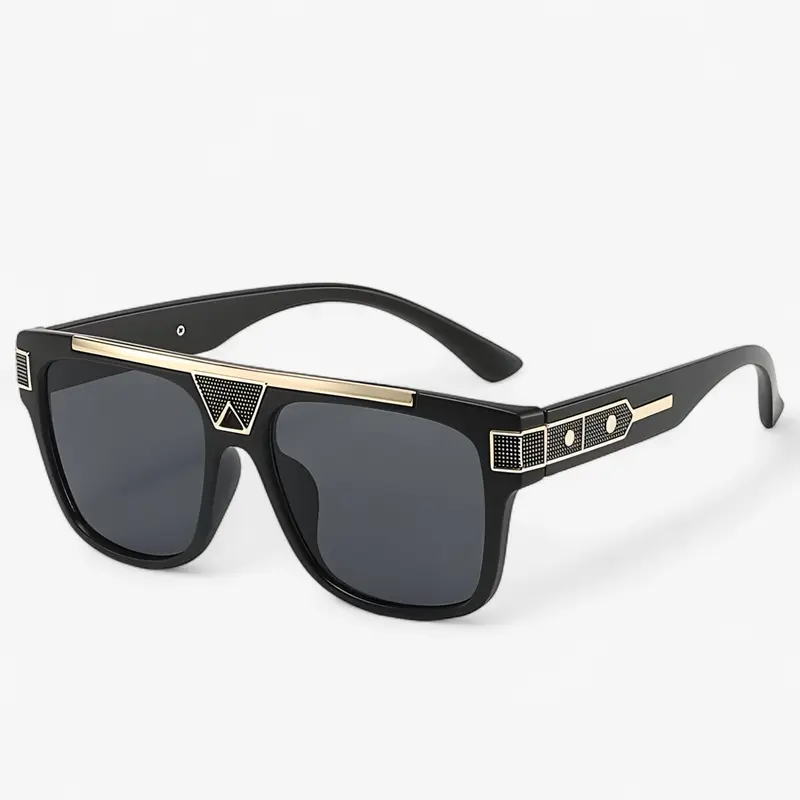 Vintage Piloten-Sonnenbrille mit Spiegelgläsern – Aerion