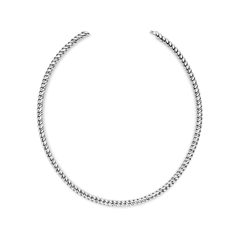 Vintage Ribbed Necklace