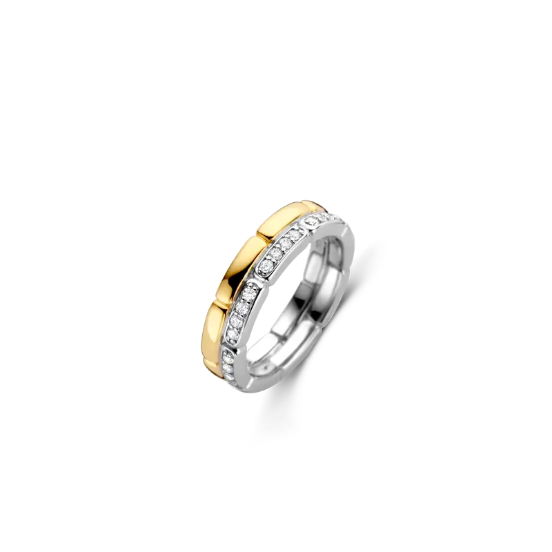 Vintage Zirconia Chain Ring