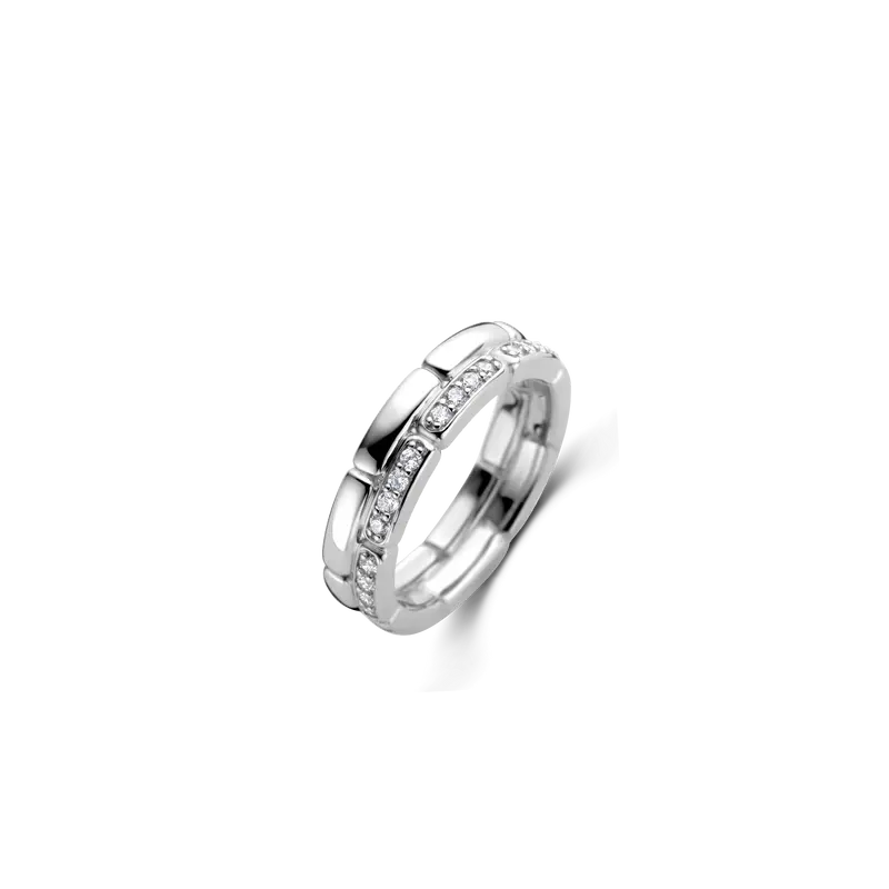 Vintage Zirconia Chain Ring