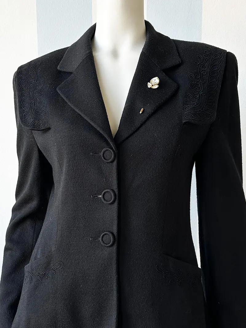 Vintage zwart designer jasje
