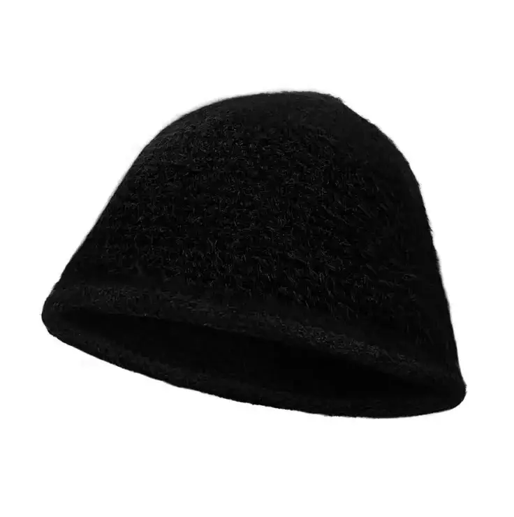 Vissershoedje Winter zwart