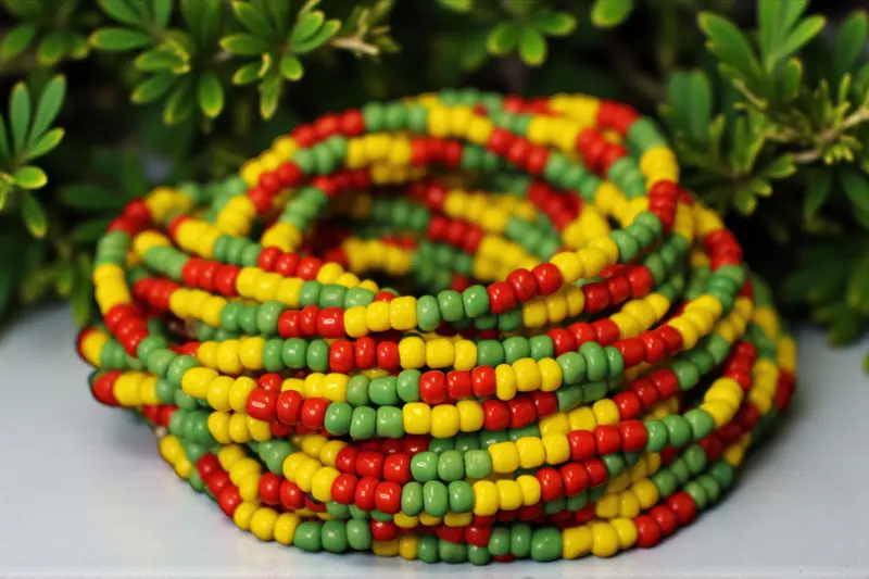 Waist Beads / African Waist Chain - IMUDIASE - multicolor (elastic)