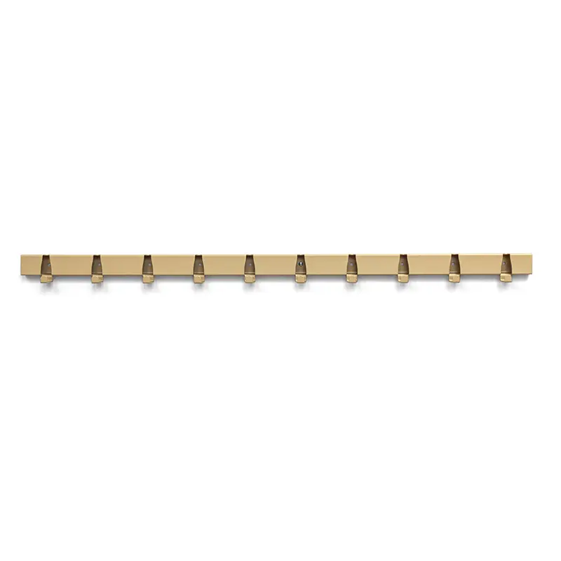 Wandkapstok Coatrack by the Meter | 100 cm Goud | Vij5