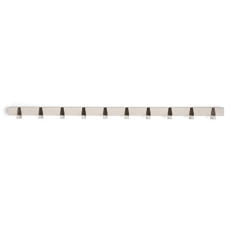 Wandkapstok Coatrack by the Meter | 100 cm Wit | Vij5