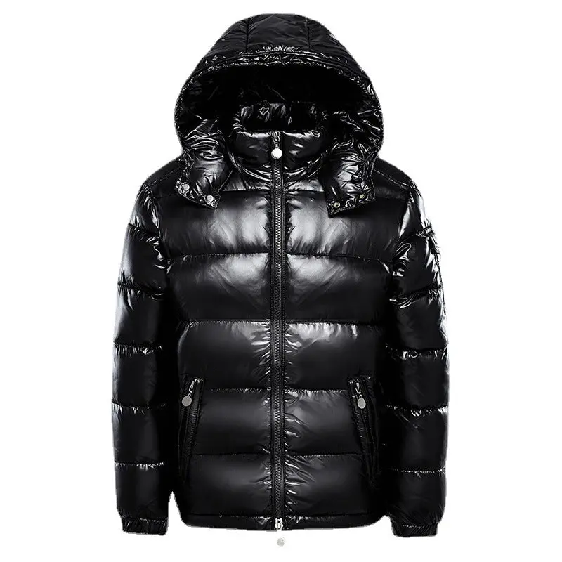 Warme Herren Puffer Winterjacke - NordicGuard Winterzauber Edition