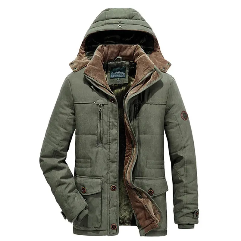 Warme Herren Winterjacke mit Fleece - Everest Winterzauber Edition