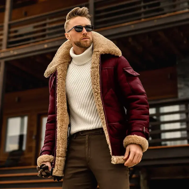 Warme Herren Winterjacke - Viktor Winterzauber Edition